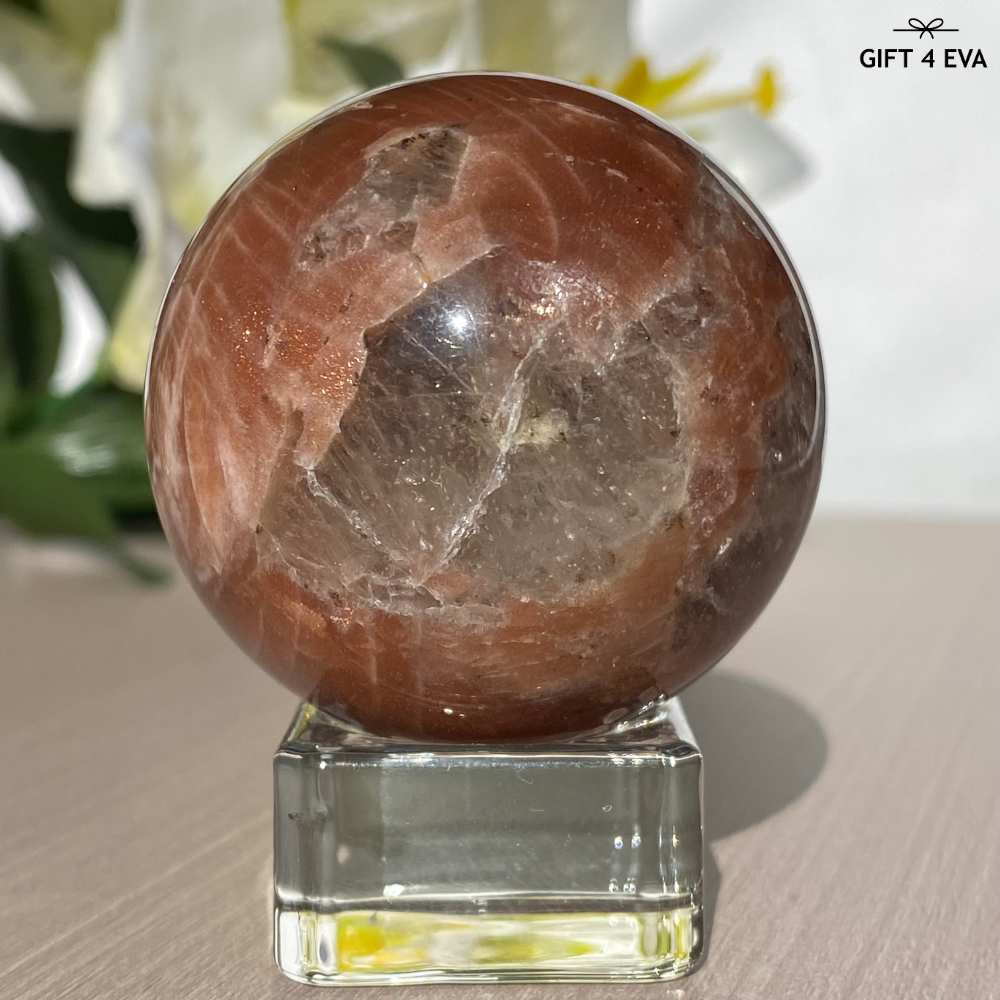 Sunstone Moonstone Sphere 46MM