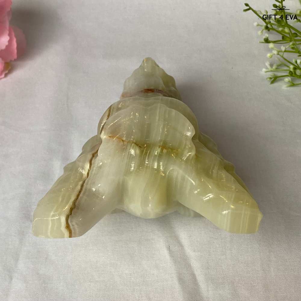 Banded Calcite Dragon Head 683G