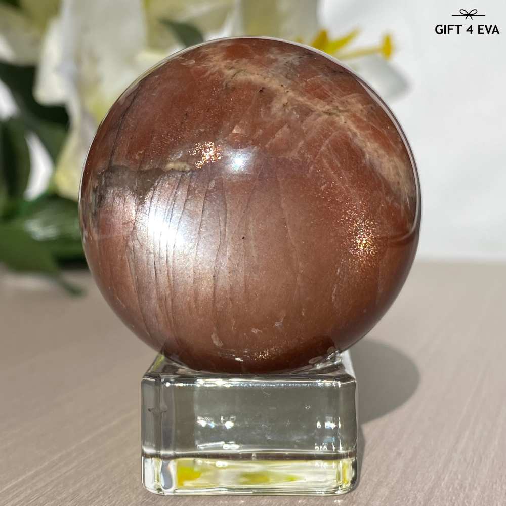 Sunstone Moonstone Sphere 46MM