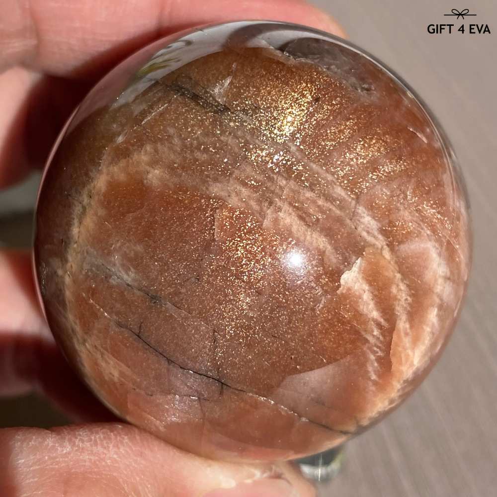 Sunstone Moonstone Sphere 46MM