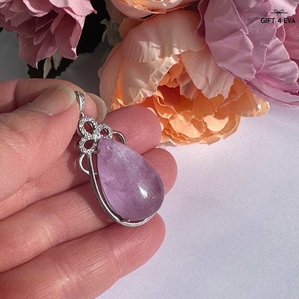 Paige Kunzite 925 Silver Pendant