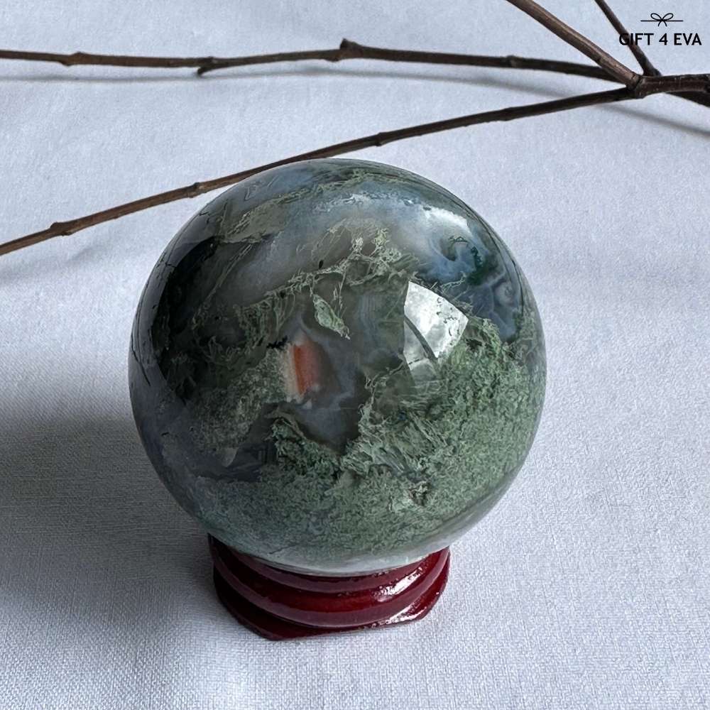 Moss Agate Sphere