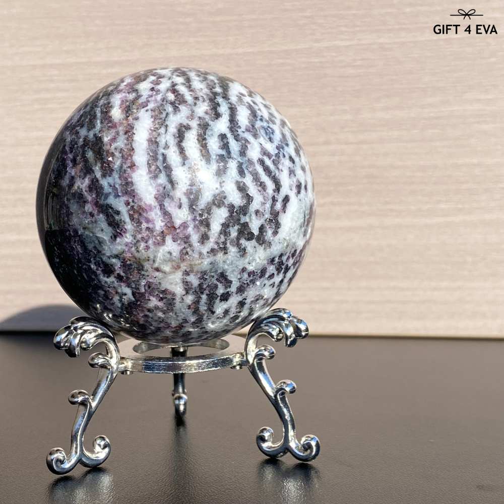 Zebra Fluorite Sphere 57MM