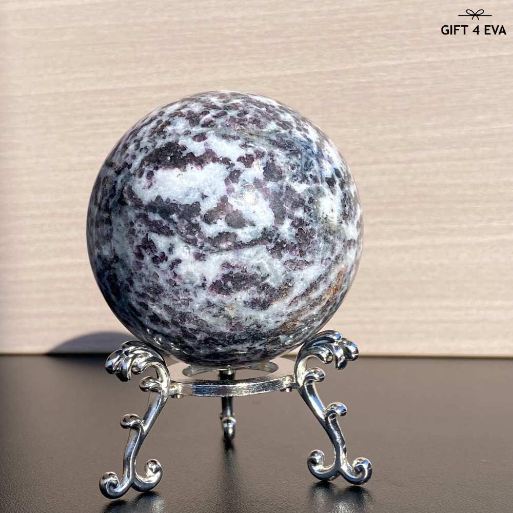 Zebra Fluorite Sphere 57MM