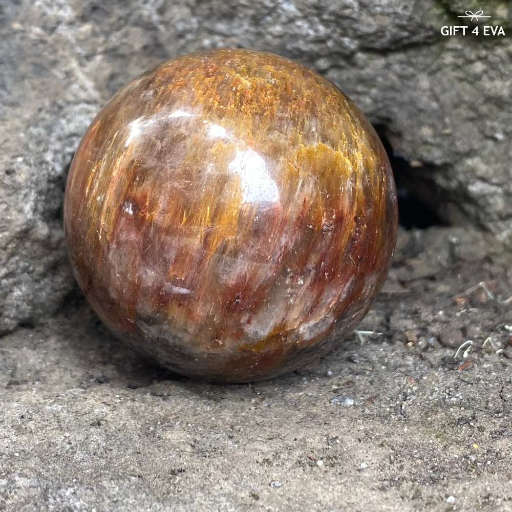 Full Amphibole Garden Quartz Sphere 41MM