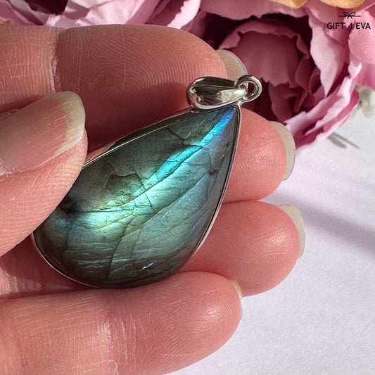 Sharon Labradorite 925 Silver Pendant