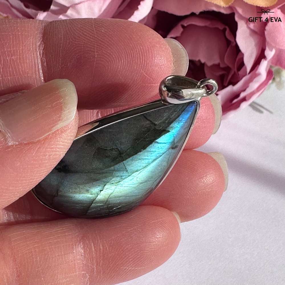 Sharon Labradorite 925 Silver Pendant