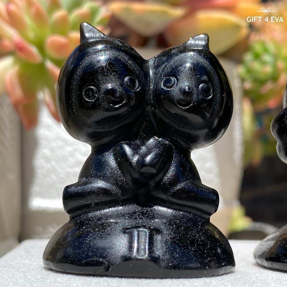 Black Obsidian Carvings - Assorted