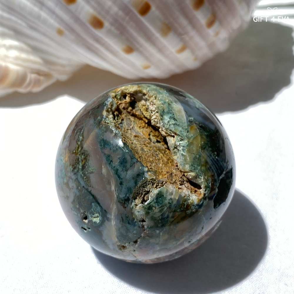 Pastel Ocean Jasper Sphere 53MM