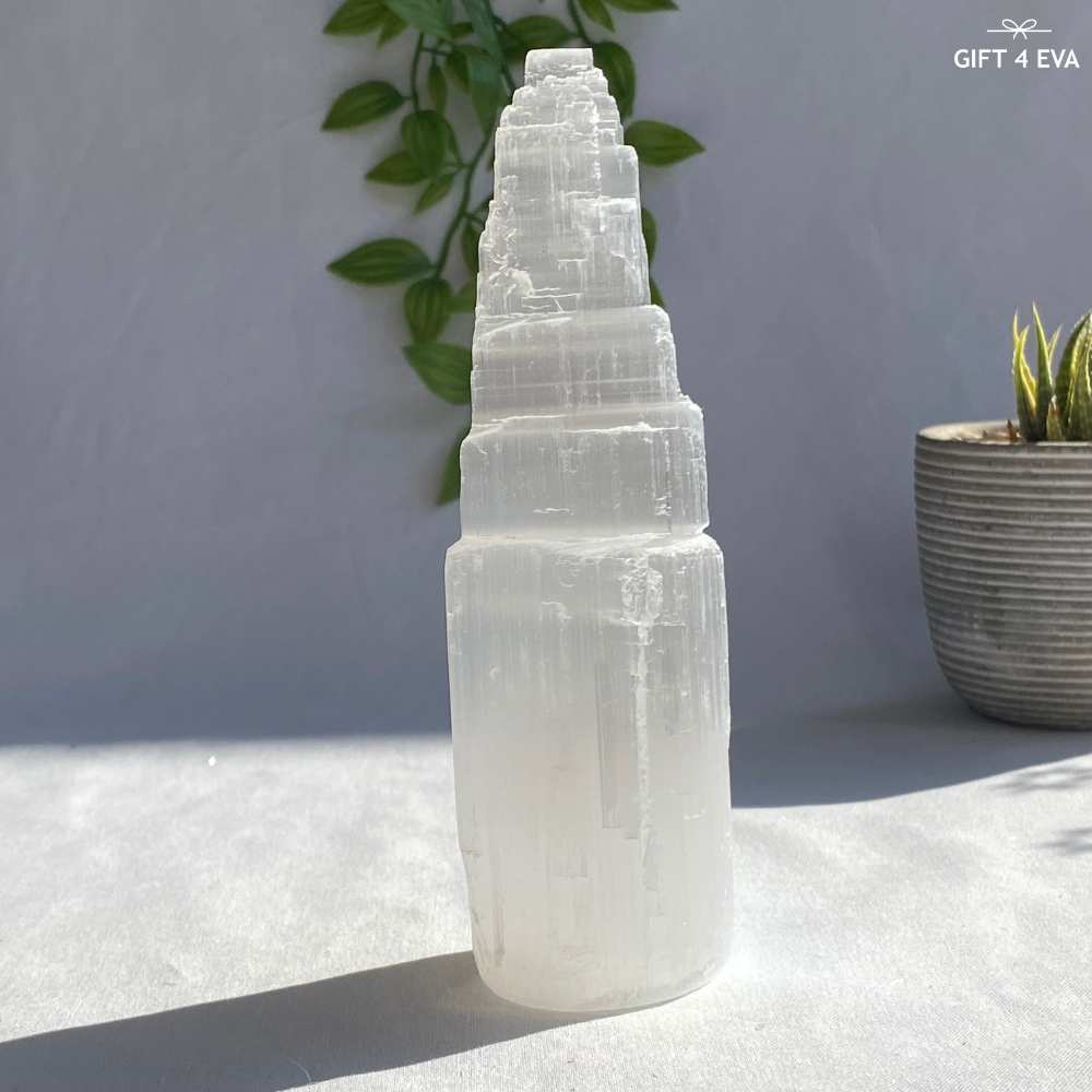 Selenite Tower - Medium