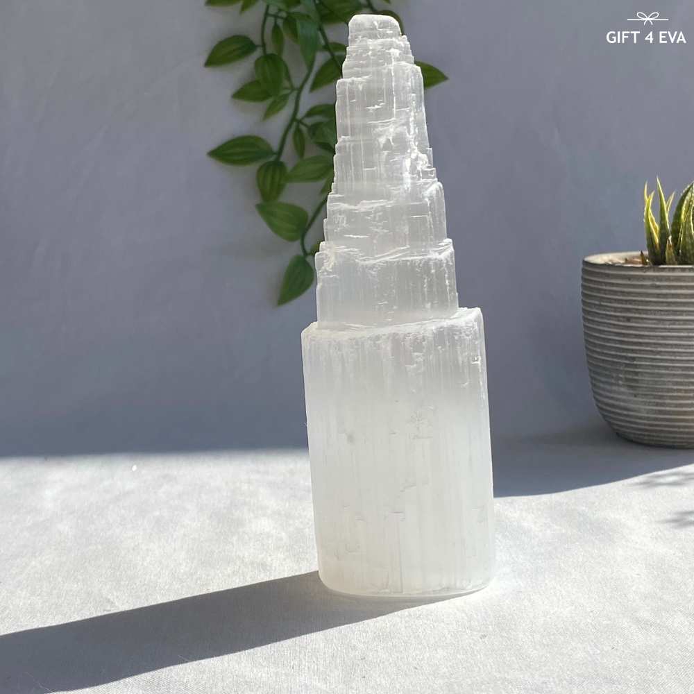 Selenite Tower - Medium