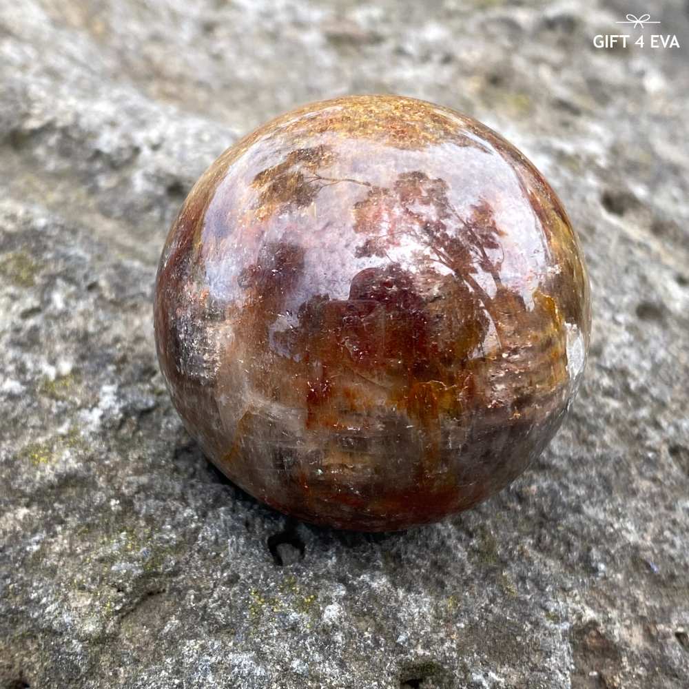 Full Amphibole Garden Quartz Sphere 41MM