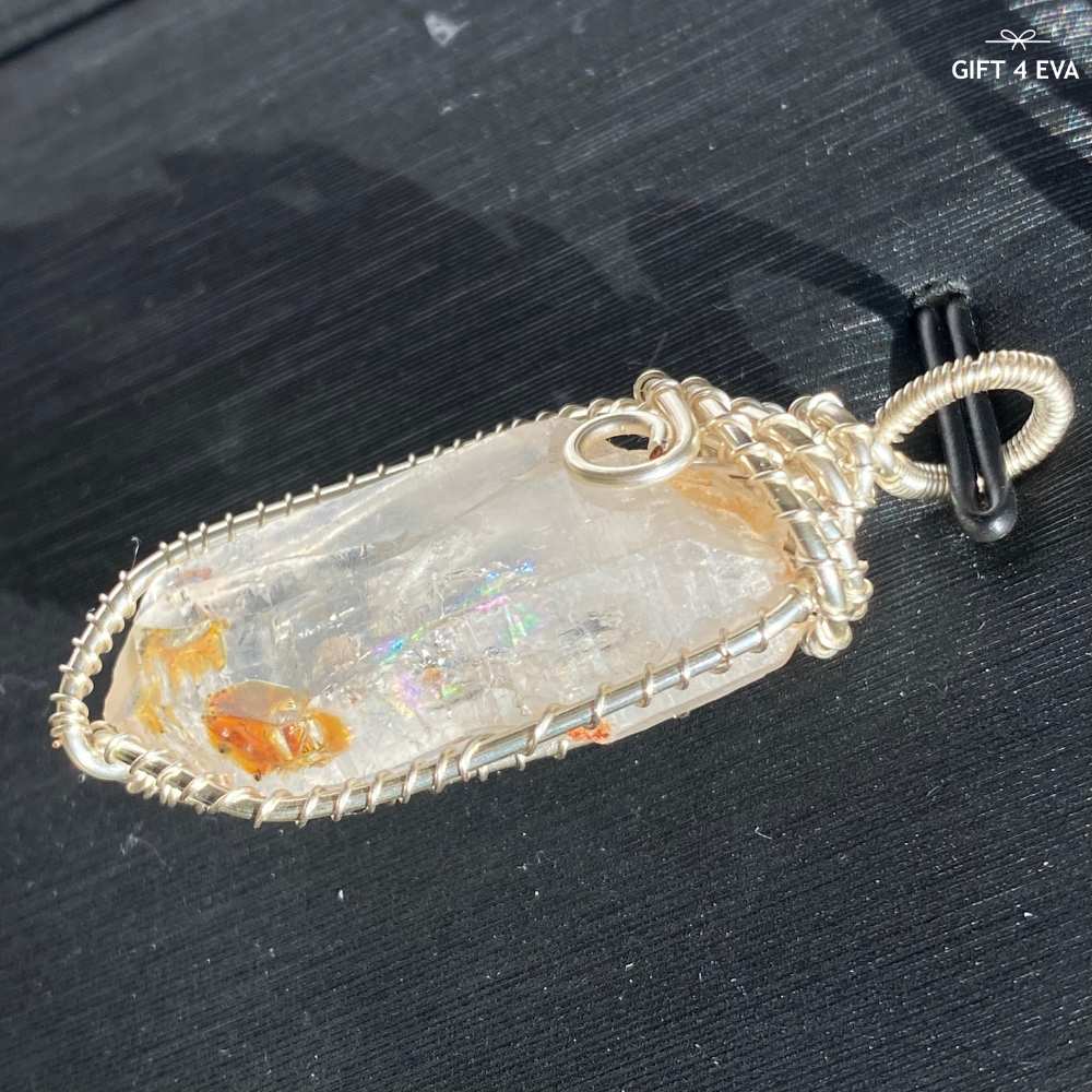 Petroluem Enhydro Quartz Pendant Necklace