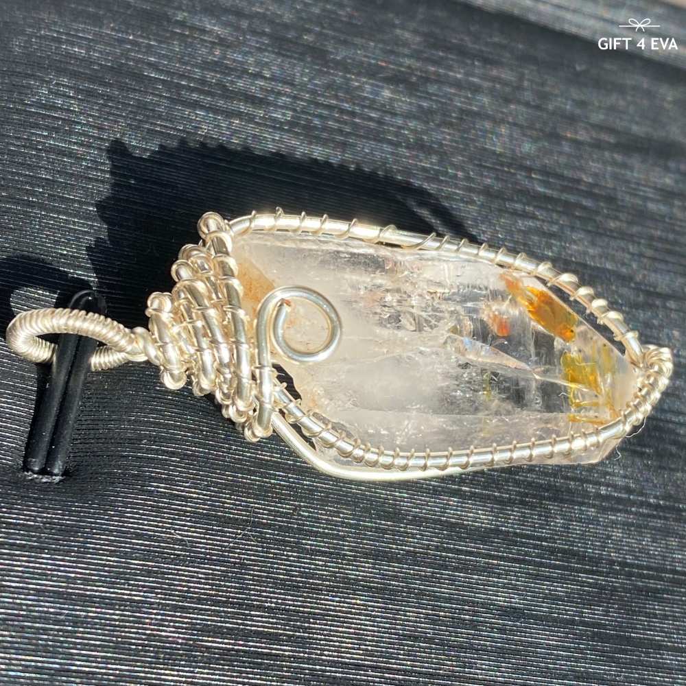 Petroluem Enhydro Quartz Pendant Necklace