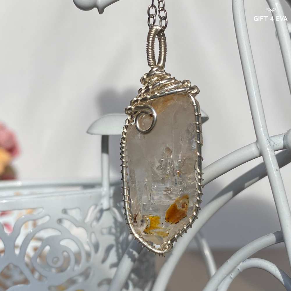 Petroluem Enhydro Quartz Pendant Necklace