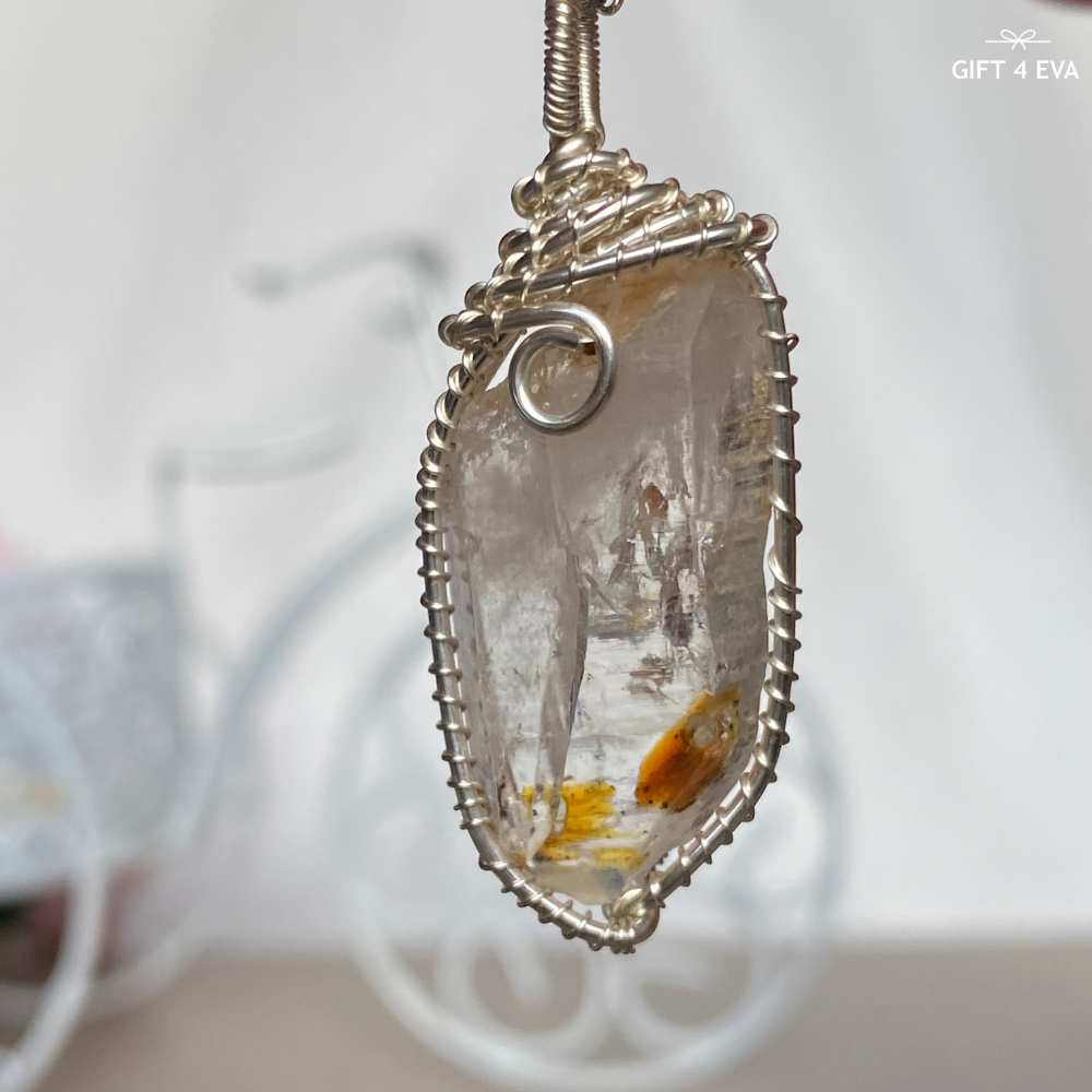 Petroluem Enhydro Quartz Pendant Necklace