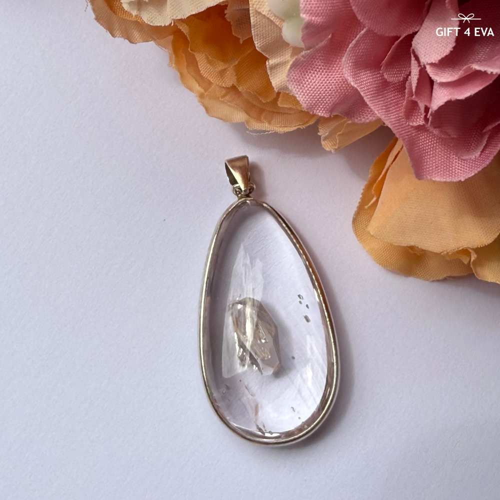 Drew Manifestation Quartz 925 Silver Pendant