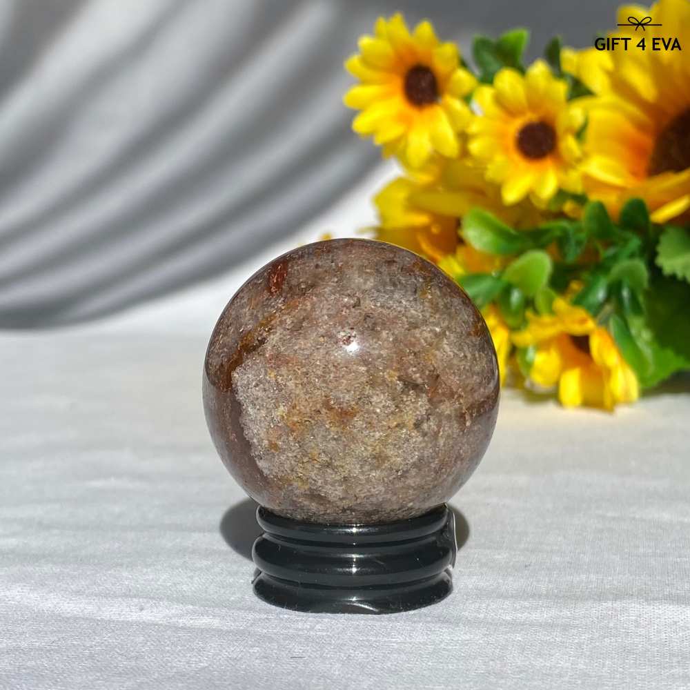 Full Amphibole Garden Quartz Sphere 40MM