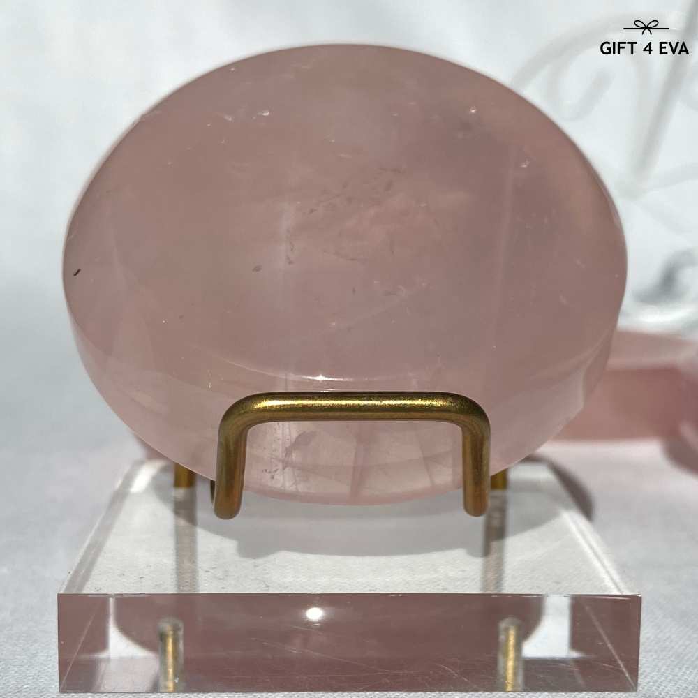 Rose Quartz Trinket Dish 55MM