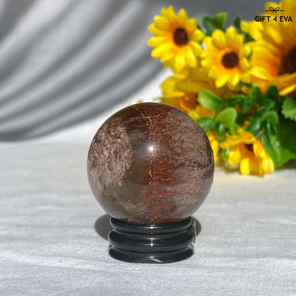 Full Amphibole Garden Quartz Sphere 40MM