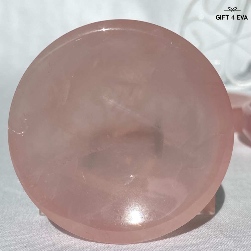 Rose Quartz Trinket Dish 55MM