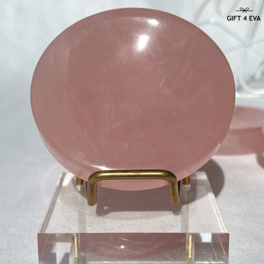 Rose Quartz Trinket Dish 57MM