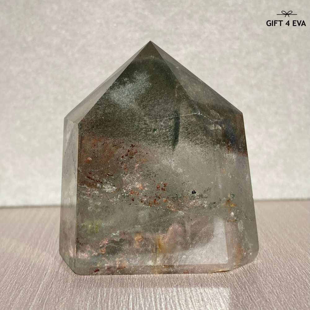 Garden Quartz Chlorite Phantom Mountain Point 87G