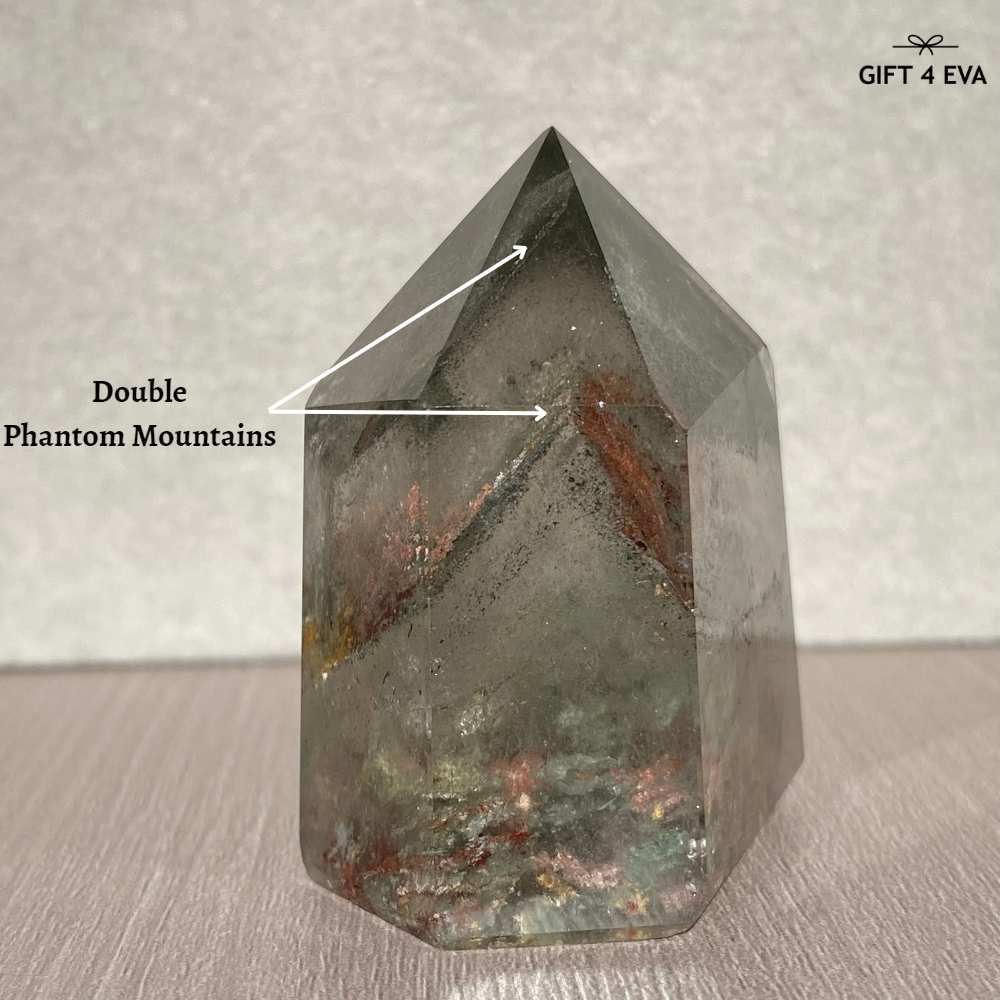 Garden Quartz Chlorite Phantom Mountain Point 87G