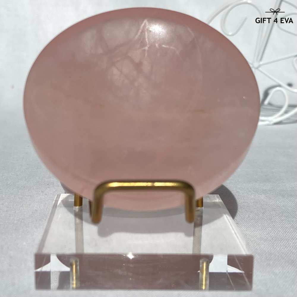 Rose Quartz Trinket Dish 59MM