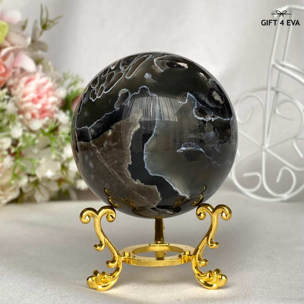 Volcanic Agate Sphere 62MM