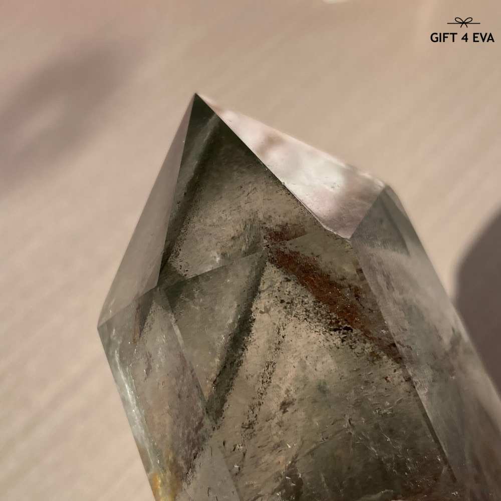 Garden Quartz Chlorite Phantom Mountain Point 87G