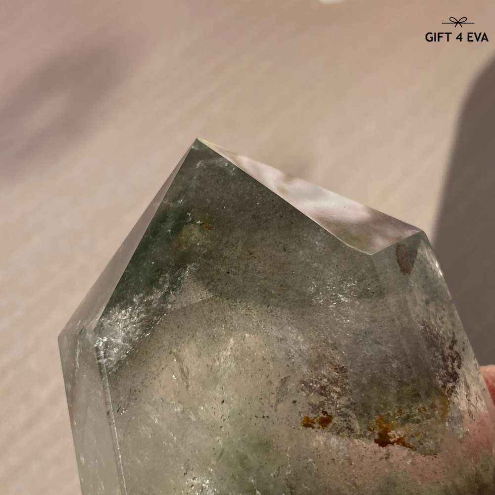 Garden Quartz Chlorite Phantom Mountain Point 87G