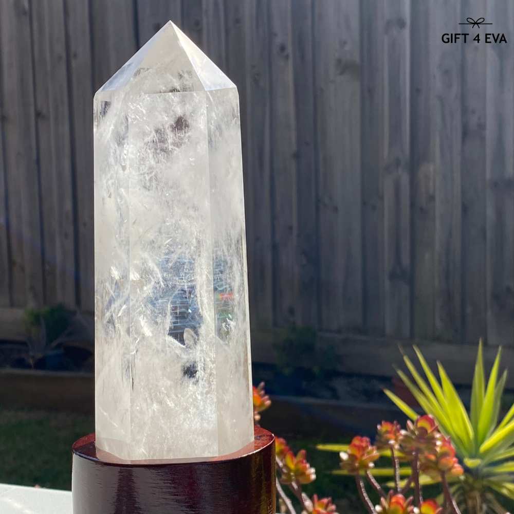 Angel Feather Quartz with Stand 1422G