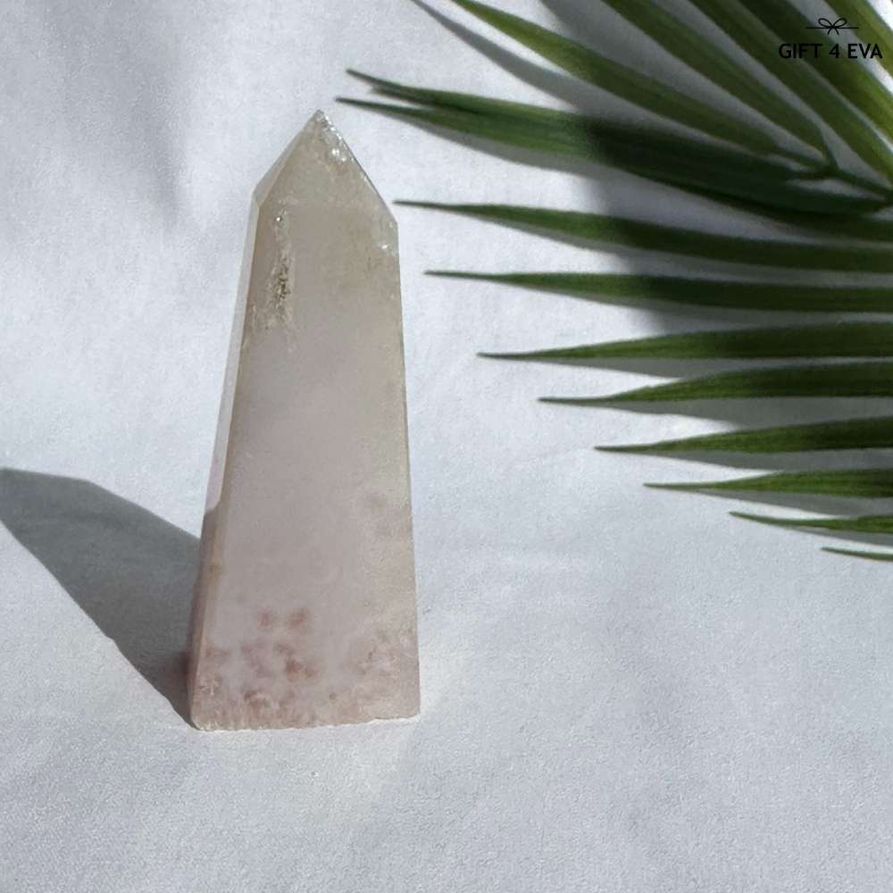 Flower Agate Obelisk