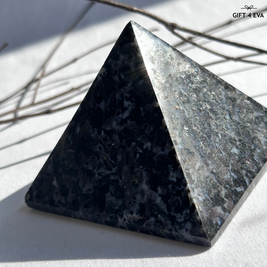 Indigo Gabbro Pyramid - Large