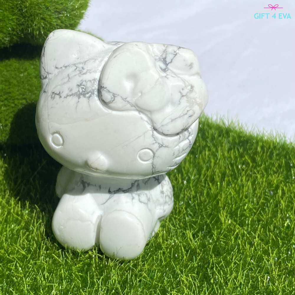 Howlite Hello Kitty