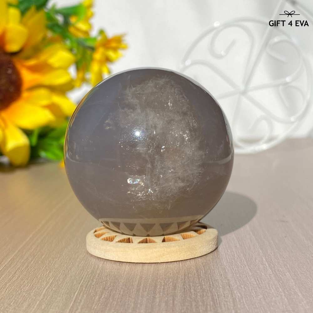 Blue Rose Quartz Sphere 44MM