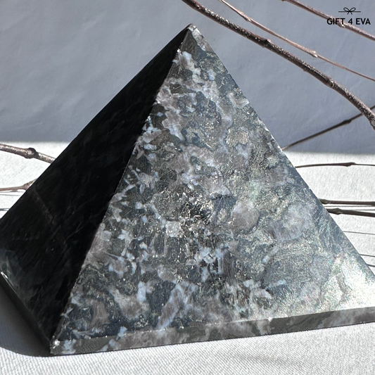 Indigo Gabbro Pyramid - Large