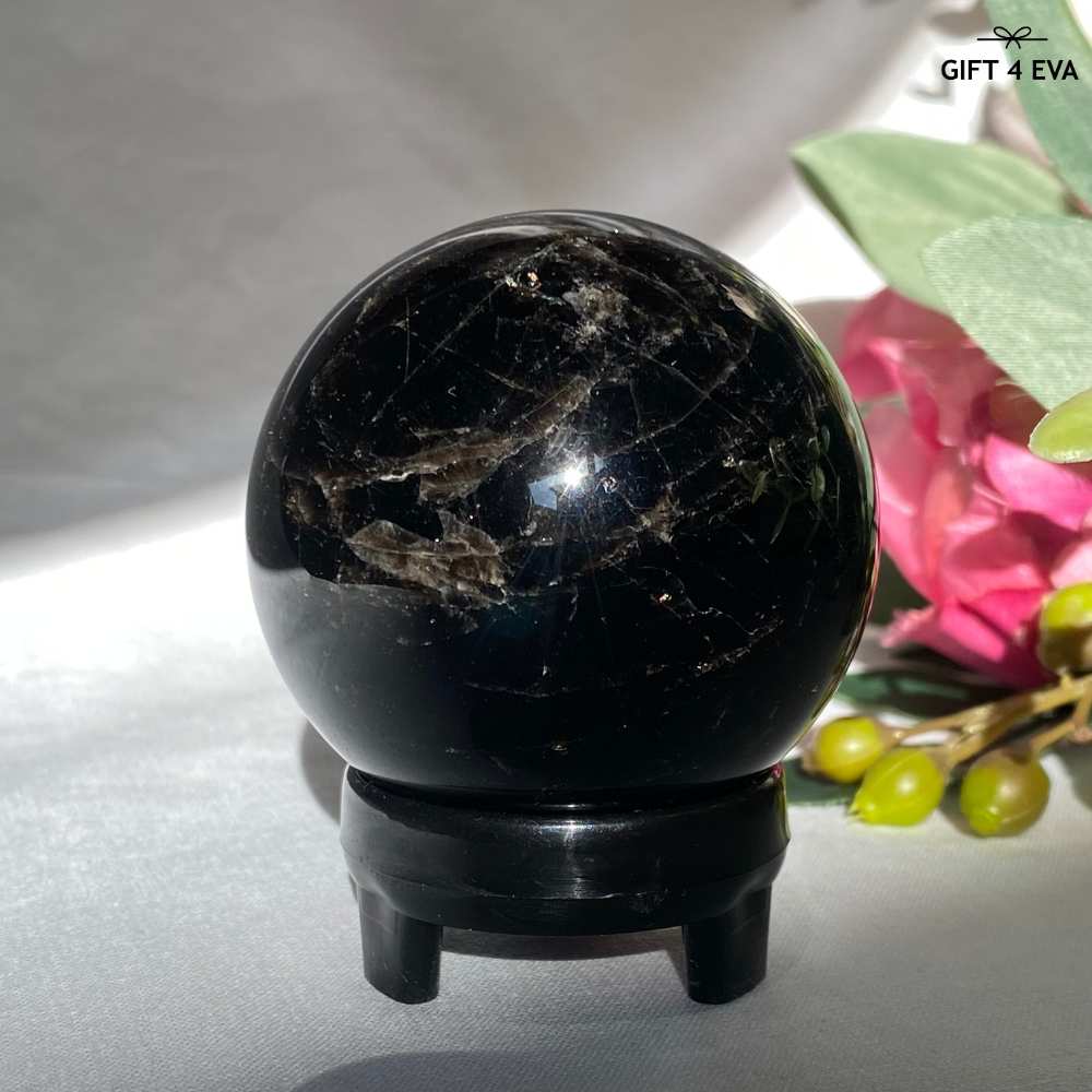 Black Rose Quartz Sphere 54MM