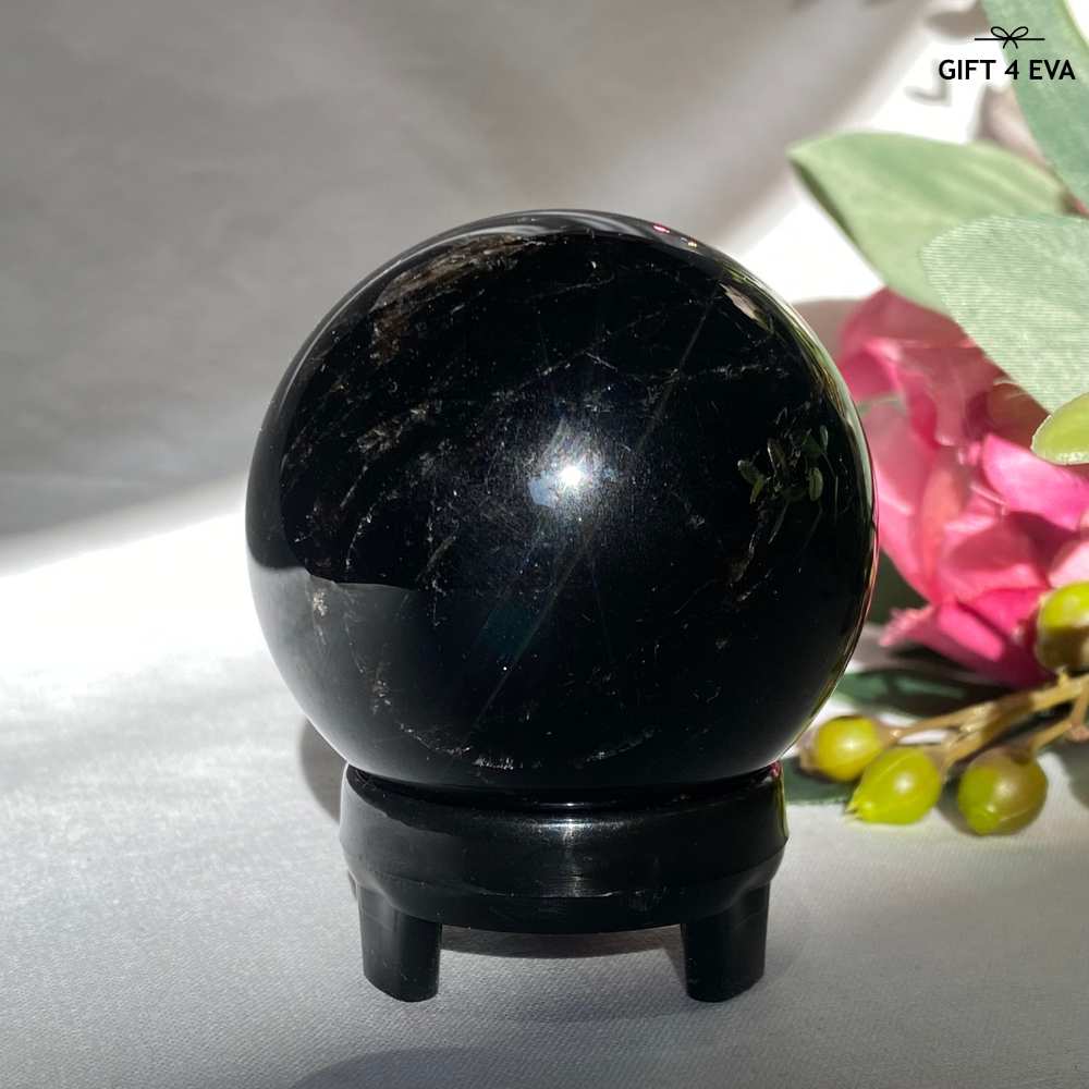 Black Rose Quartz Sphere 54MM