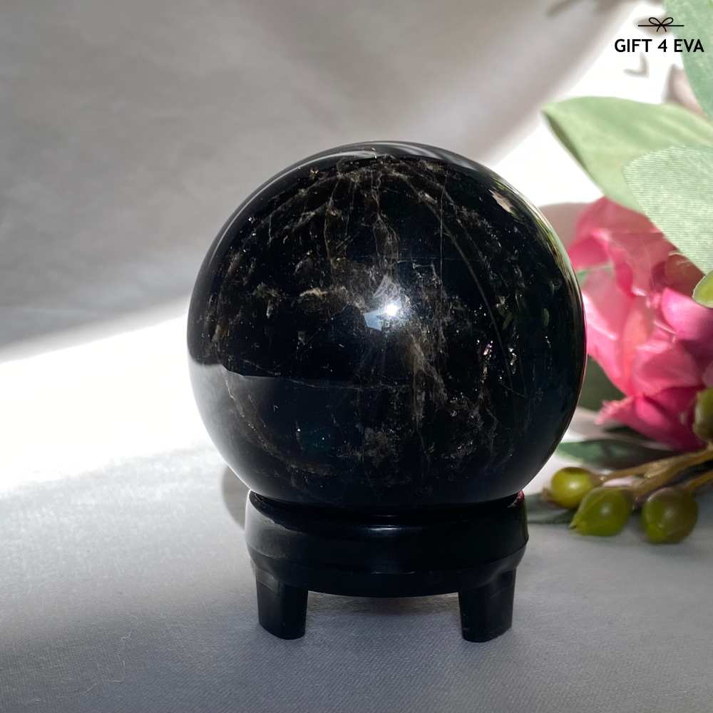 Black Rose Quartz Sphere 54MM