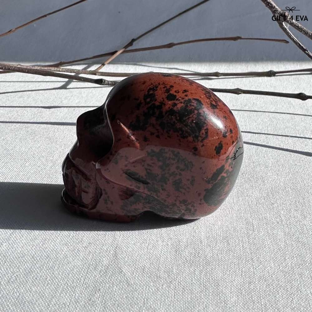 Mahogany Obsidian Skull