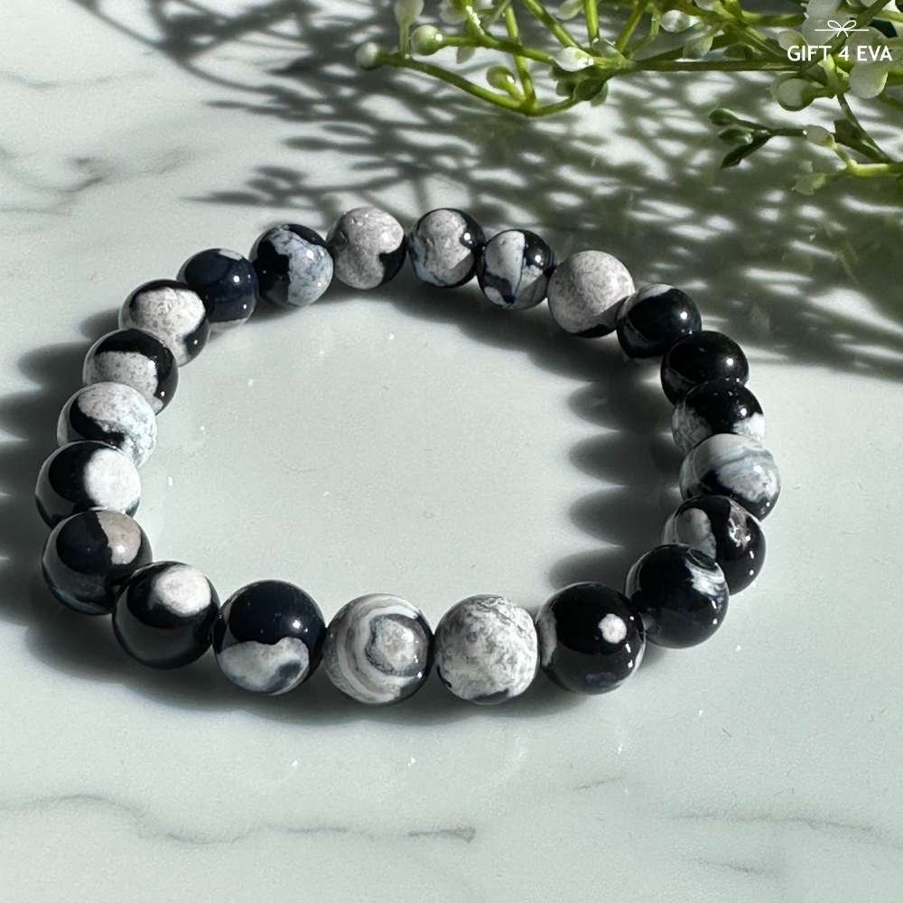 Orca Agate Bracelet