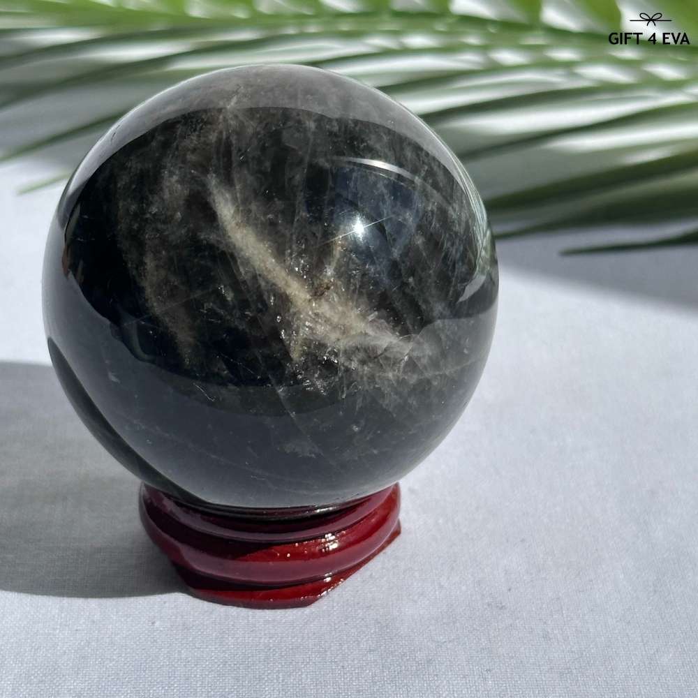 Black Moonstone Sphere 57MM