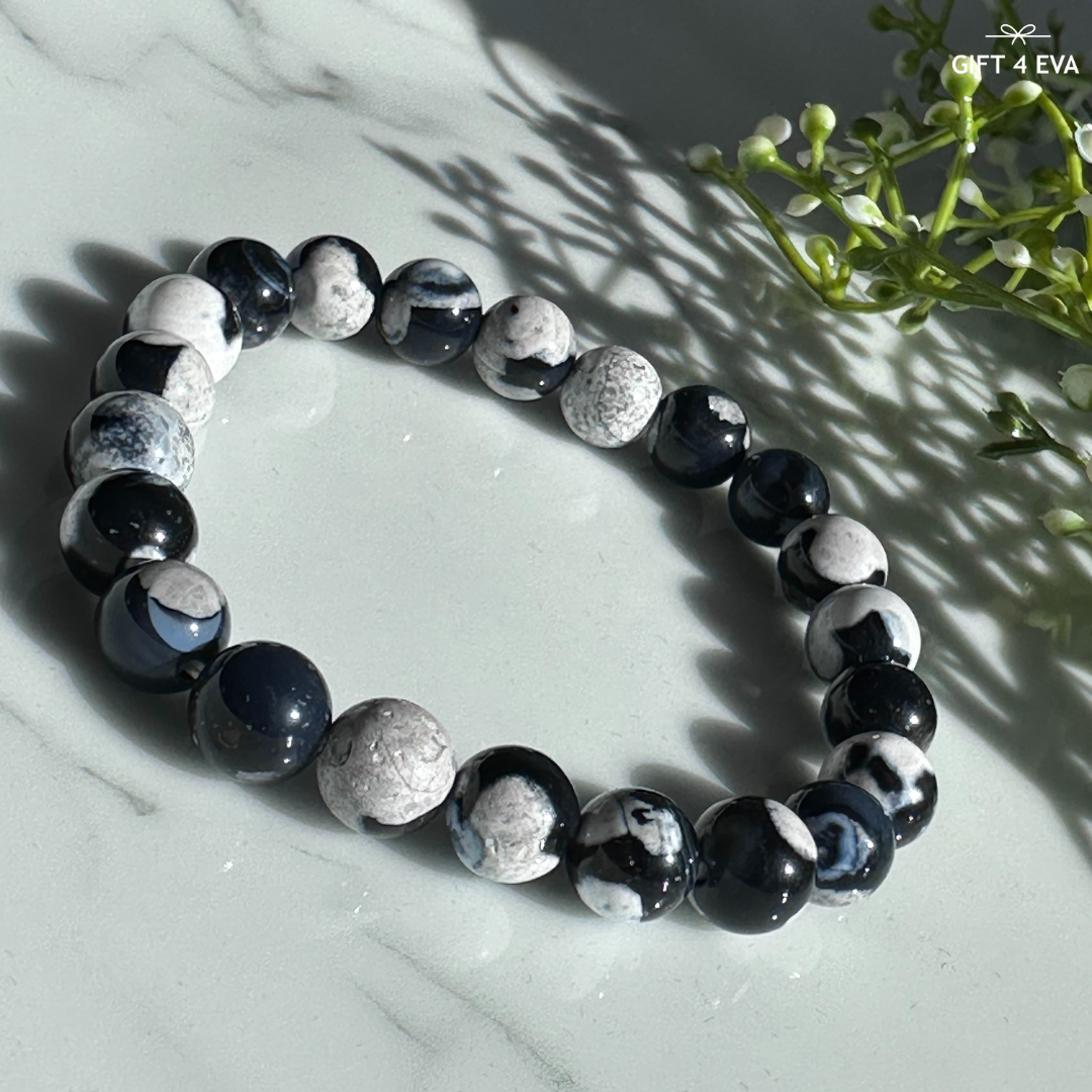 Orca Agate Bracelet