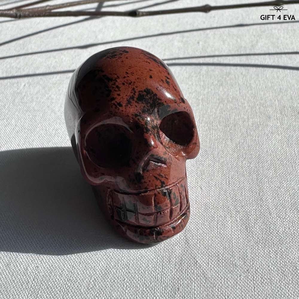 Mahogany Obsidian Skull