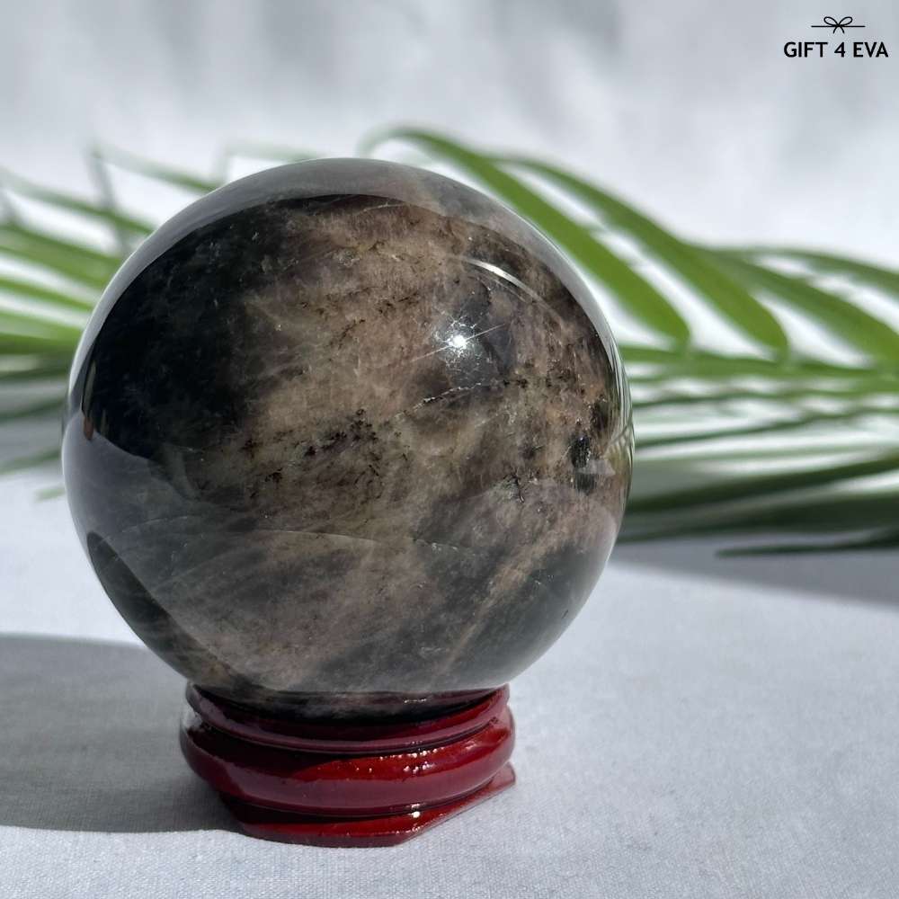 Black Moonstone Sphere 57MM