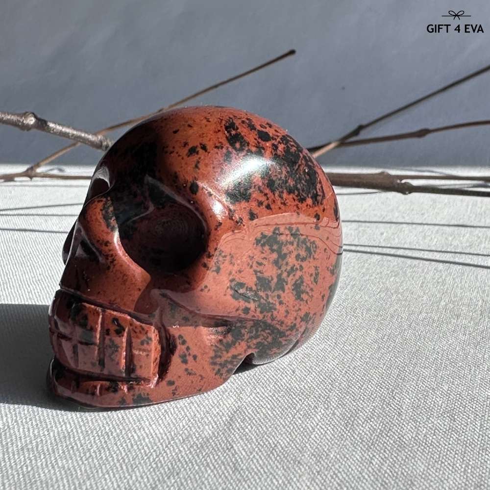 Mahogany Obsidian Skull