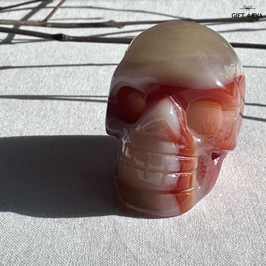 Red Sardonyx Skull