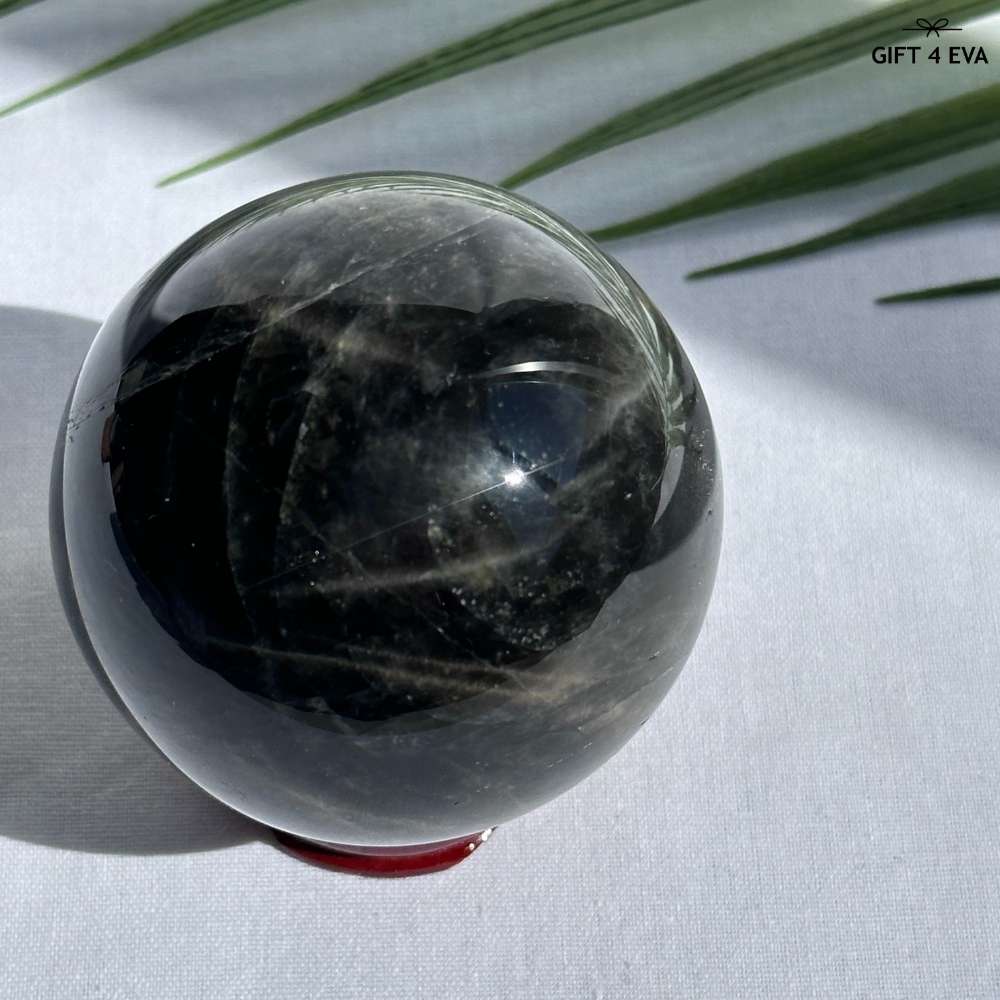 Black Moonstone Sphere 57MM